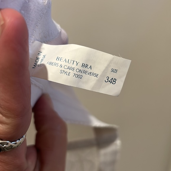 Sheer White Lace Underwired Bra Bustier Like New - Picture 7 of 10